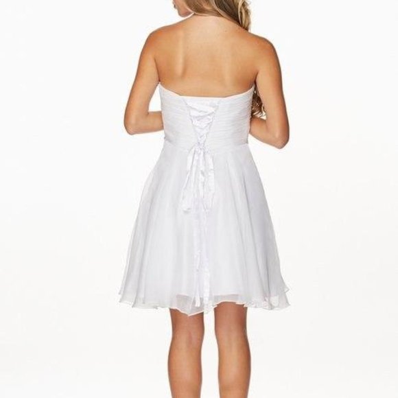 Sweetheart Neck Strapless A-Line Prom Dress JT741W - Picture 2 of 3